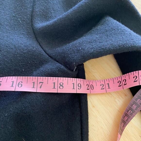 BRYN Walker Black Wool Blazer Jacket Cardigan Large - Picture 7 of 8